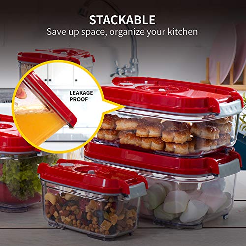 Pomodoro Food Preserver Container Set Food Storage Vacuum Seal