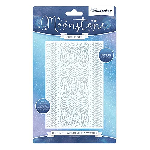 Hunkydory - Moonstone Cutting Dies - The Joy of Christmas - Textures - Wonderfully Woolly Cutting Die (MSTONE405)