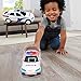 Bump and Go Police Toy Car - Battery Operated Novelty Cop Toy Car with Bump and Go Action | Sirens | Lights for Kids 3 Years and Up - Car Changes Direction on Contact