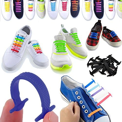 KLace No tie shoelaces (Adults, White)