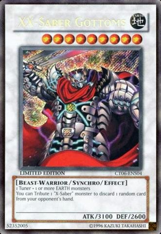Yu-Gi-Oh! - XX-Saber Gottoms (CT06-ENS04) - 2009 Exclusive Tins - Limited Edition - Secret Rare