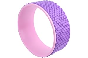 SUNGOOYUE Yoga Wheel, ABS EVA Back Stretcher Massage Roller with Anti Skid Pattern and 3D Floating Point, for Spine Relaxatio