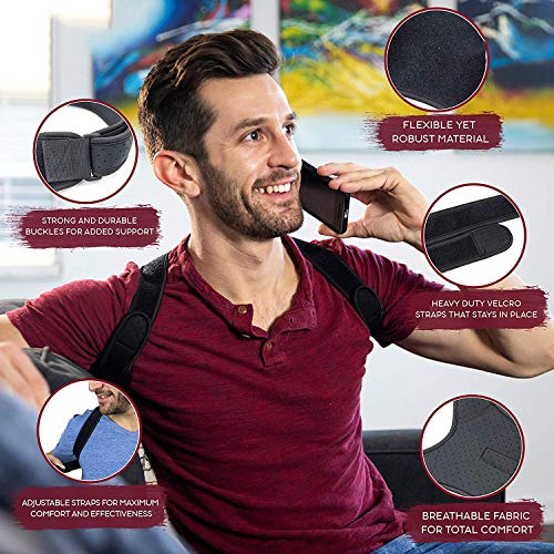 Amazon.com: Posture Corrector for Women & Men, Posture Brace for Slouching & Hunching, Comfortable Adjustable Upper Back Support Brace: Kitchen & Dining