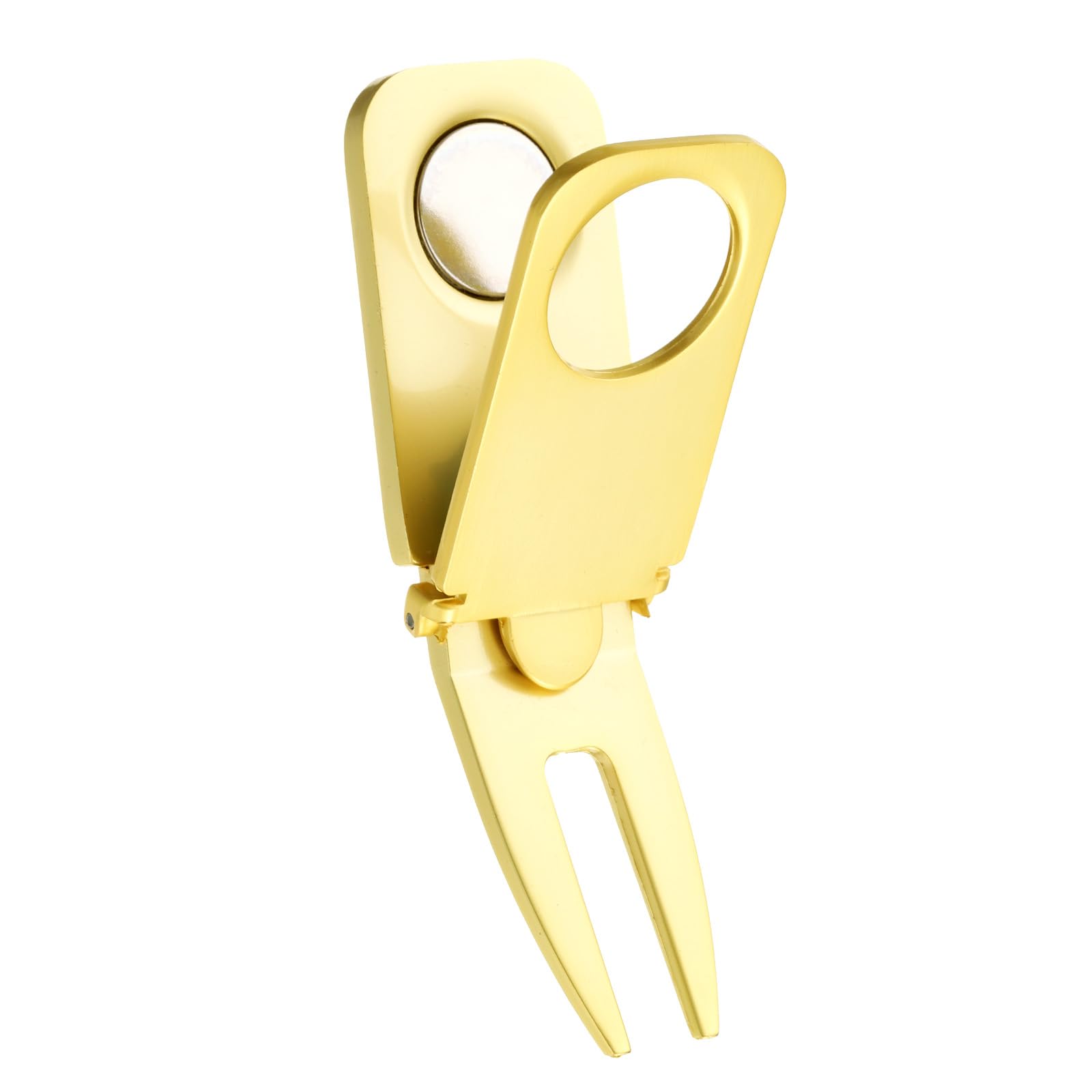 PATIKIL Magnetic Golf Divot Repair Tool, 3 in 1 Golf Divot Tool Multifunctional Magnetic Holder for Golf Golfing Accessories Gift Man, Black