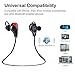 Bluetooth Headphones, BTEETH Sports Earbuds Sweatproof Wireless Headsets with Mic for Gym Workout and iPhone 7 Bluetooth-enabled Smart Devices (Blackred)