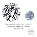 BERRICLE Rhodium Plated Sterling Silver Solitaire Anniversary Wedding Stud Earrings Made with Swarovski Zirconia Emerald Cut 2 CTW - Holiday Gift