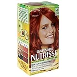 Garnier Nutrisse Nourishing Color Creme with Fruit Oil Concentrate, Rich Auburn Blonde 76 (Pack of 3)