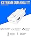 Samsung Galaxy S9 / Galaxy S8 / Note 8 / Fast Charger Type-C 2.0 Cable Kit by Ixir - ( Car Charger + Wall Charger + 2 Type-C Cable ) Fast Charging uses dual voltages for up to 50% faster charging!