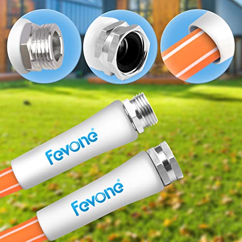 Fevone Garden Hose 100 ft Heavy Duty Water Hose 5/8 Garden Hose 100