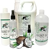 Fractionated Coconut Oil-MCT Oil, 6 Sizes Available, Certified Food and Therapeutic Grade, Carrier Oil, Massage Oil, Hydrating Oil, Hair Oil, 0 Additives, Organic Coconut, Pure Coconut Oil (2 Ounce)