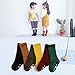 VWU 6 Pack Little Girls Boys Tube Socks Knee High Socks 1-8 years (S (1-3 years))