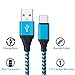Zouxin HopePow Type C Charger Cable, 3-Pack 6ft Nylon Braided USB C Fast Charging Sync Cable to USB 2.0 for Samsung Galaxy S8, Google Pixel, LG G6 V20 G5, Nexus 6P 5X, HTC 10