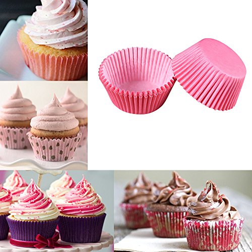 Cupcake Liner, 100 Pack, Blue, Cake Decorating Supplies, Cupcake Wrappers Cupcake Liners cut Cupcake Papers Muffin cups for Wedding Birthday Party Decoration Home Decor Clearance