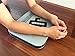 Kneeling Pad | One-Inch Thick Exercise Knee Pad for knee push ups ab rolls and more | Protect Knees | Pilates Pad or Yoga kneeler | IXPE Foam | Shock Absorbent & Odor Resistant | Black