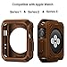 iiteeology Replacement for Apple Watch Case 42mm, Universal TPU Protective Case for Apple iWatch Series 3 Series 2 Series 1 - Matte Brown