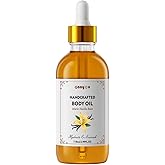 Gaayou Warm Vanilla Bean Body Oil - Vanilla Body Oil Deep Moisturizing Vanilla Perfume Oil Coconut Cream Pie Body Oils for All Skin Types After Shower