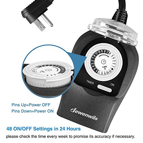 1 DEWENWILS+Waterproof+Mechanical+Electrical+Christmas