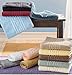 Superior Heavyweight Cotton Bath Mats, Bath Rugs For Bathroom Accessories, Washable Rug For Shower, Bath, Toilet, Modern Decor, No Backing, Luxury Hotel And Spa Quality, Set of 2, 22