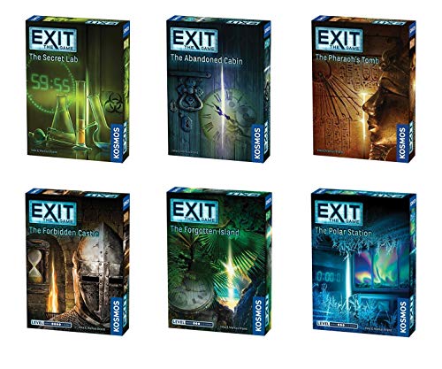 Thames & Kosmos Exit the Game Bundle of 6: The