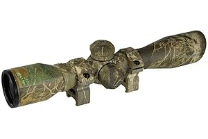 TruGlo Crossbow 4X32 Scope with Rings, Black - TG8504B3