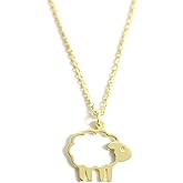 Deidreamers Sterling Silver SHEEP Necklace.