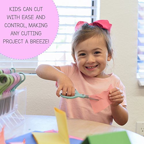 ECR4Kids ELR13213 Cutting Edge SureGrip Kid's Scissor Classpack for