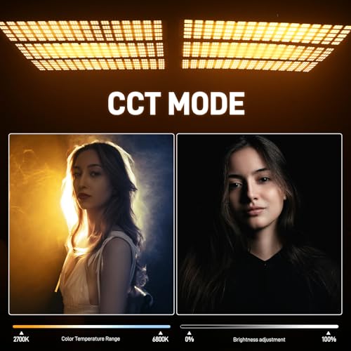 GVM Z200B Lumière vidéo LED Flexible Bicolore 200 W, 2700 K – 6800 K, Panneau Lumineux 12 × 36" avec boîte à lumière et Grille en nid d'abeille, contrôle par Application (Bluetooth), Design ZipTile