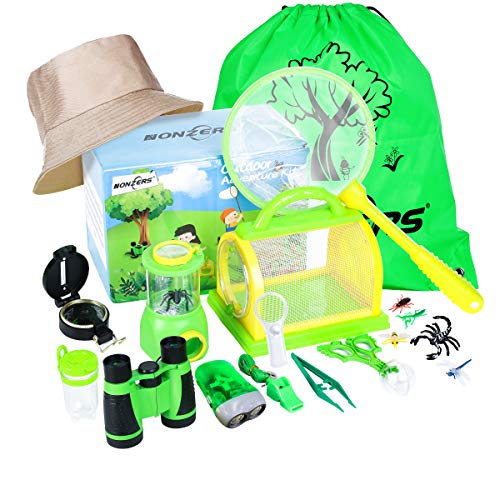 image for NONZERS Explorer Kit 14pcs, Kids outdoor adventure kits, Bug Catcher S