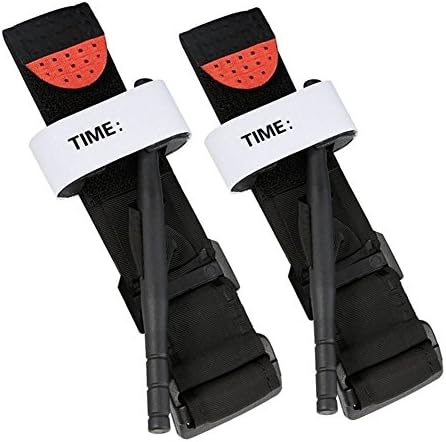 Tourniquet Stops Bleeding from Life Threatening in Hunting and Hiking, Life Saving First Aid Equipment (2 Pack)
