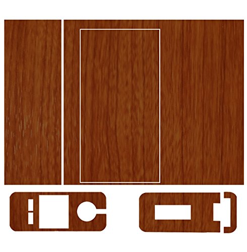 Skin-2-win Dark Cherry Wood Protective Vinyl Skin Wrap Sticker Decal for Smok Xcube Mini Tc MOD 75w X Cube 75 Watt Vape