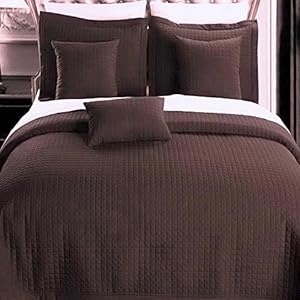 Amazon.com: Quilt Coverlet and Shams Set 6 Piece with