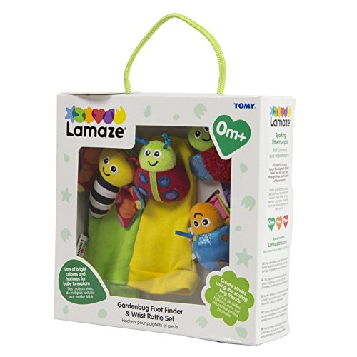 Lamaze Gardenbug Footfinder & Wrist Rattle Set