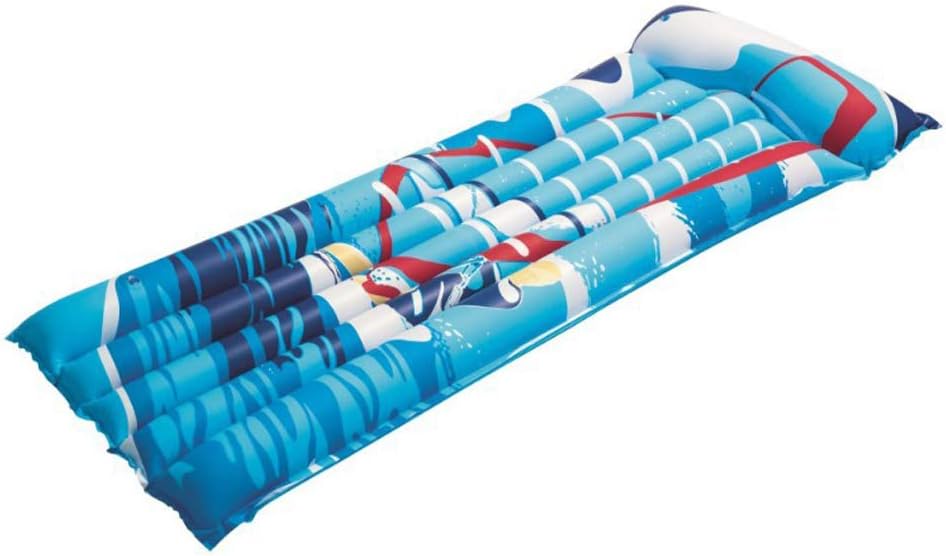 Inflatable Water Bed Floatings Mat Swimming Pool Painted Floatings d