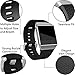 Wepro For Fitbit Ionic Watch Band, Bands Replacement Sport Strap Accessory for Fitbit Ionic Smartwatch, Small, Blue Gray