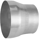 4.0&rdquo;ID to 5.0&rdquo;OD Exhaust Adapter, Stainless Steel Exhaust Pipe Connector Reducer, Universal 4.0 Inch to 5 Inch Kit