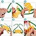 Bememo 21 Pieces Chinese New Year Dragon and Chinese Red Lanterns Decoration for Chinese Spring Festival New Year Wedding