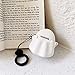 Gtinna 3D Cute Cartoon Ghost Airpods Cover Soft Silicone Rechargeable Airpods Case,AirPods Case Protective Silicone Cover and Skin for Apple Airpods 1st/2nd Charging Case (White)