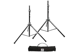 Electro-Voice TSP-1 Aluminum Tripod Speaker Stand Pair with Carry Bag