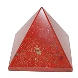 Divya Mantra Metaphysical Crystal Chakra Pyramid In Red Jasper Others Multicolour