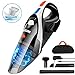 Handheld Vacuum, LOZAYI 7KPA Cordless Vacuum Cleaner Rechargeable Hand Vac, LED Light 100W Stronger Cyclonic Suction Lightweight Wet/Dry Handheld Vacuum Cleaner for Home Pet Hair Car Cleaning-Orange