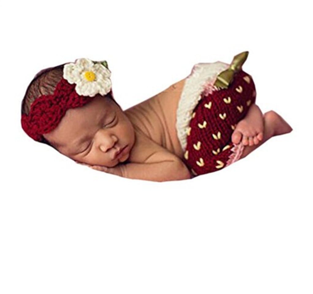 strawberry headband baby