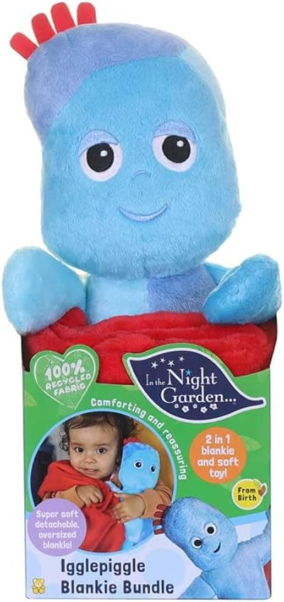 In the Night Garden Igglepiggle Soft Toy Blankie Bundle - Super Soft Comfort