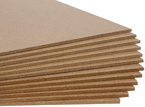 Jack Richeson Medium Density Untempered Hardboard(12 pack) , 6x7