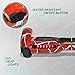TechClic Spider Electric Hoverboard with Built-in Speaker and LED Side Lights Wheels self Balancing Scooter Dual Motors Hover Board UL2272 Certified (Red)
