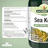 Natures Aid Sea Kelp 187mg 180 Tablets High Strength Iodine Supplement view 6