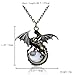 Yaoding Magical Constellation Dragon Glow in the Dark Openwork Pendant Charms Necklace