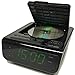 Onn CD/AM/FM/ Alarm Clock Radio with Digital tuning alarm with and USB port to charge devices + Large 1.2 inch green LED display + Aux-in jack,Top Loading CD player ONA502