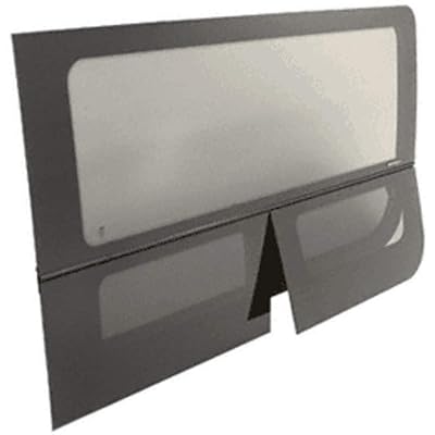 CRL 2007+ OEM Design All Glass Look Sprinter Van T-Vent Passenger Side Sliding Door Window for 170" and 144" Wheel Base Vans