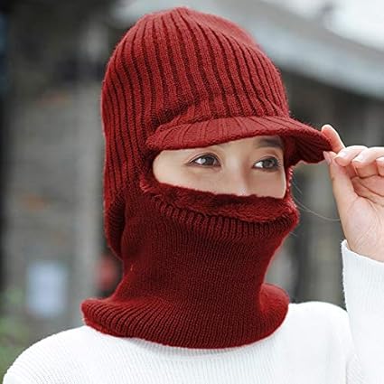 Amazon Com Love Environment Warm Knitted Balaclava Beanie Amazon Com Love Environment Warm Knitted Balaclava Beanie