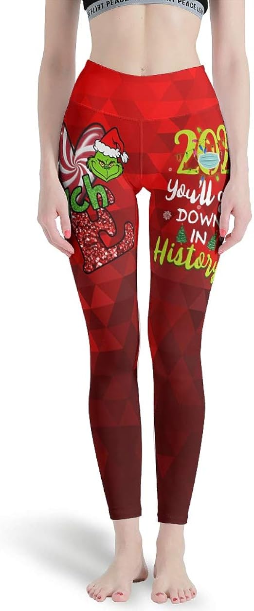 grinch yoga pants